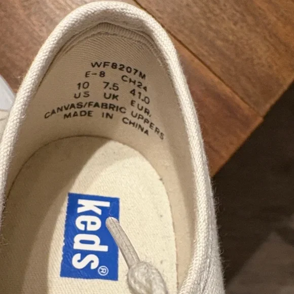 Keds Cream Canvas Sneakers - Picture 4 of 6